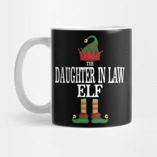 Daughter In Law Elf Matching Family Group Christmas Party Pajamas Mug